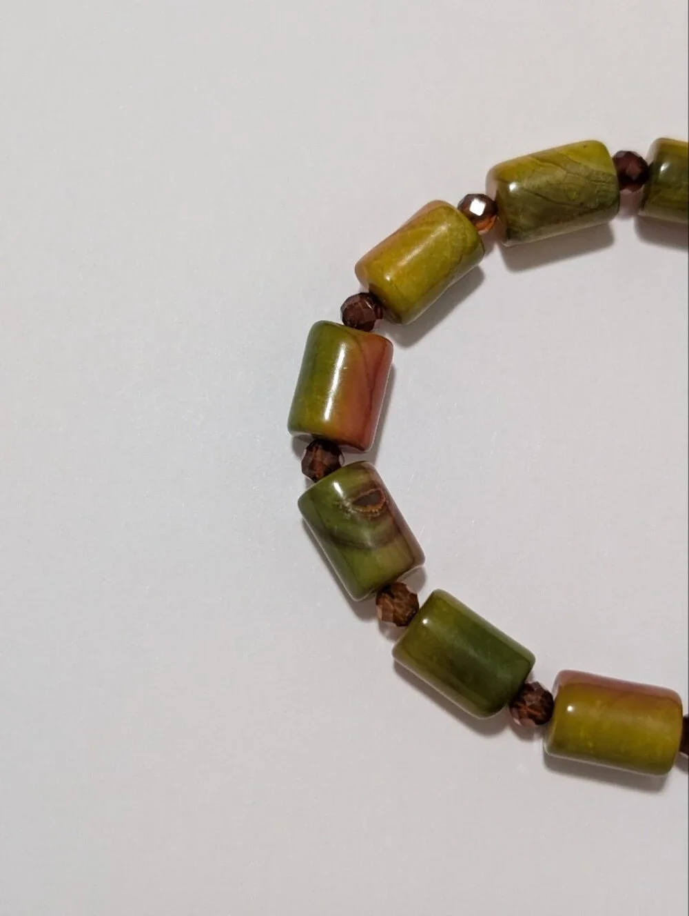 Agate/Garnet Bracelet